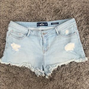Hollister Light WashDenim Shorts